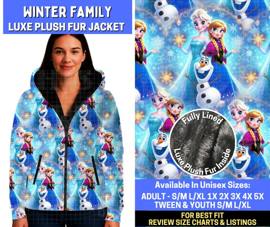 Preorder! Closes 10/20. ETA Jan. Winter Family Luxe Fur Jacket