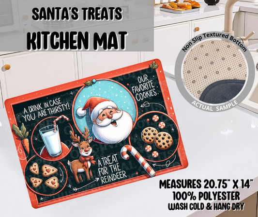 Preorder! Closes 9/10. ETA Dec. Santa's Treats Kitchen Mat