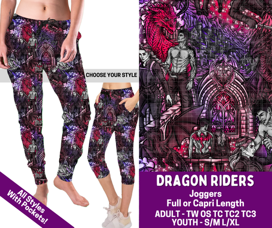 Preorder! Closes 2/19. ETA May. Dragon Rider Combo Jogger Lengths