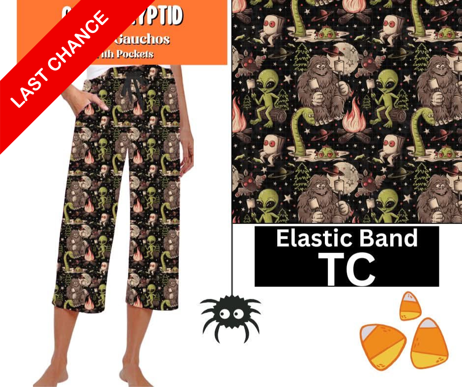 Camp Cryptid Capri Gauchos