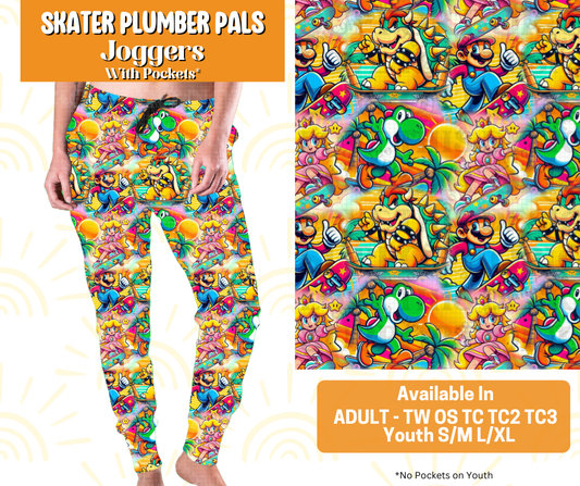 Preorder! Closes 5/16. ETA July. Skater Plumber Pals Joggers