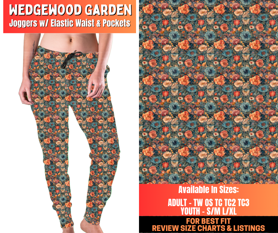 Preorder! Closes 12/29. ETA March. Wedgewood Garden Joggers