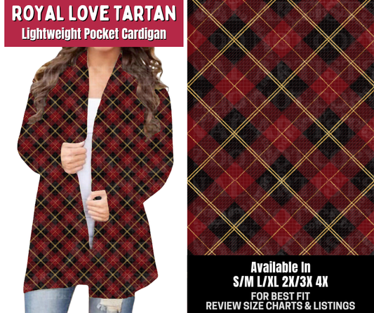 Preorder! Closes 10/14. ETA Jan. Royal Love Tartan Pocket Cardigan