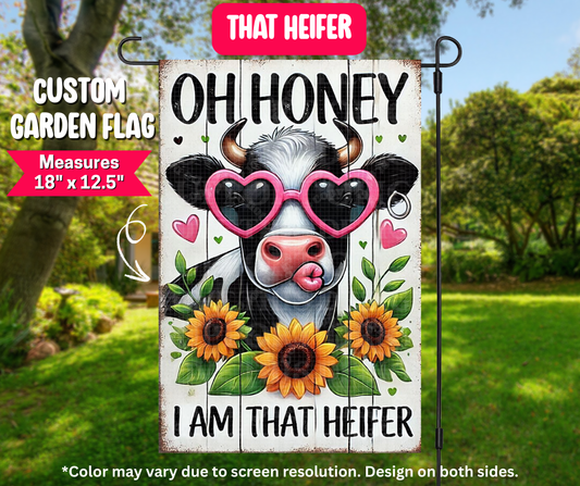 Preorder! Closes 12/25. ETA March. That Heifer Garden Flag