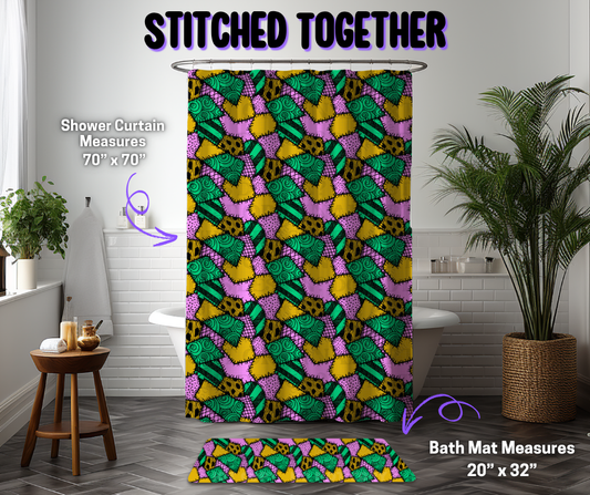 Preorder! Closes 12/8. ETA March. Stitched Together Custom Shower Curtain and/or Bath Mat