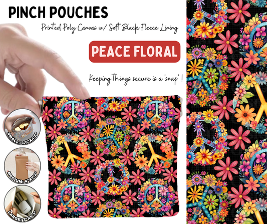 Preorder! Closes 10/5. ETA Jan. Peace Love Pinch Pouches in 3 Sizes