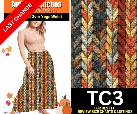 Autumn Stitches Maxi Skirt