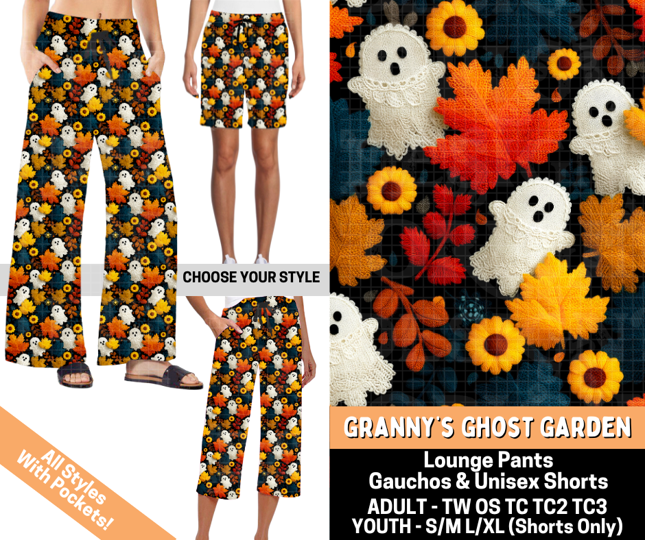 Preorder! Closes 7/1. ETA Oct. Granny's Ghost Garden Combo Lounge Lengths