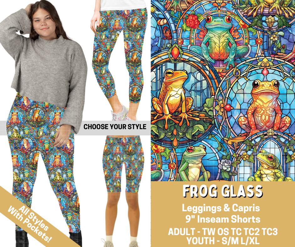 Preorder! Closes 2/26. ETA May. Frog Glass Combo Legging Lengths - Alonna's Legging Land