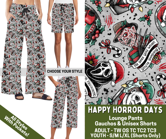 Preorder! Closes 7/15. ETA Nov. Happy Horror Days Combo Lounge Lengths
