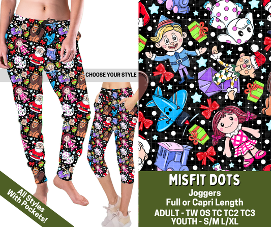 Preorder! Closes 7/15. ETA Nov. Misfits Dots Combo Jogger Lengths