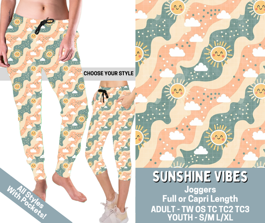 Preorder! Closes 3/4. ETA June. Sunshine Vibes Combo Jogger Lengths - Alonna's Legging Land