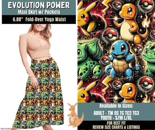 Preorder! Closes 10/2. ETA Dec. Evolution Power Maxi Skirt