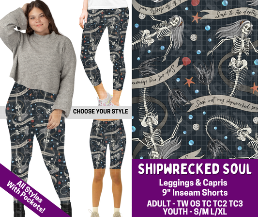 Preorder! Closes 2/19. ETA May. Shipwrecked Soul Combo Legging Lengths - Alonna's Legging Land