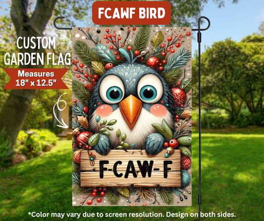 Preorder! Closes 8/10. ETA Nov. FCAWF Bird Garden Flag