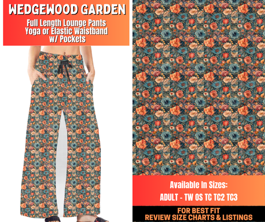 Preorder! Closes 12/29. ETA March. Wedgewood Garden Full Length Lounge Pants