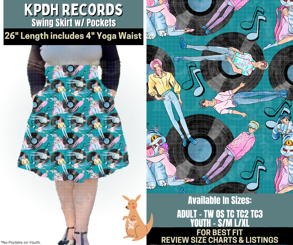 Preorder! Closes 10/2. ETA Dec. KPDH Records Swing Skirt