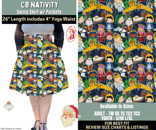 Preorder! Closes 9/15. ETA Dec. CB Nativity Swing Skirt