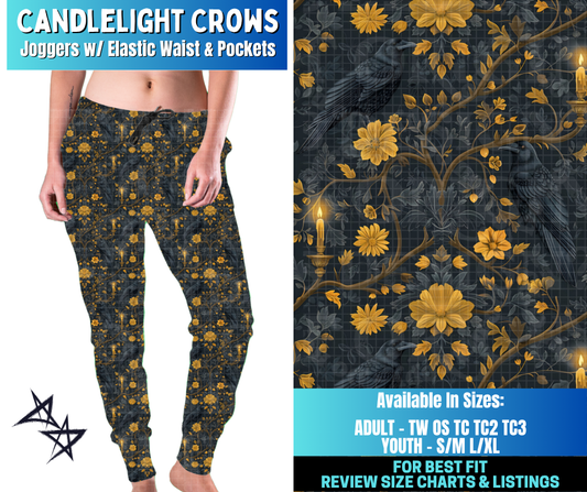Preorder! Closes 12/17. ETA March. Candlelight Crows Joggers