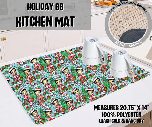 Preorder! Closes 9/10. ETA Dec. Holiday BB Kitchen Mat