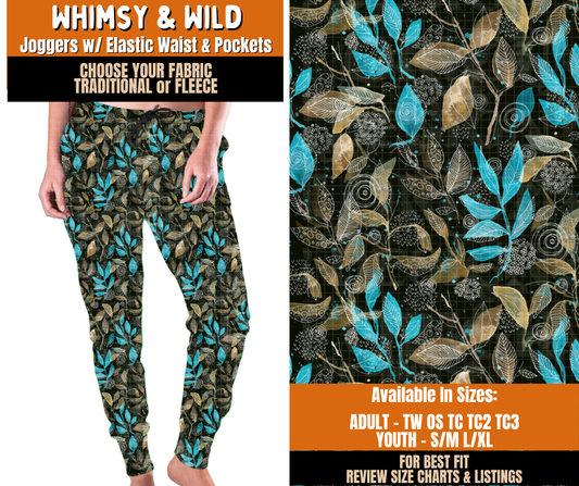 Preorder! Closes 11/2. ETA Feb. Whimsy & Wild Joggers Choose Fleece or Traditional