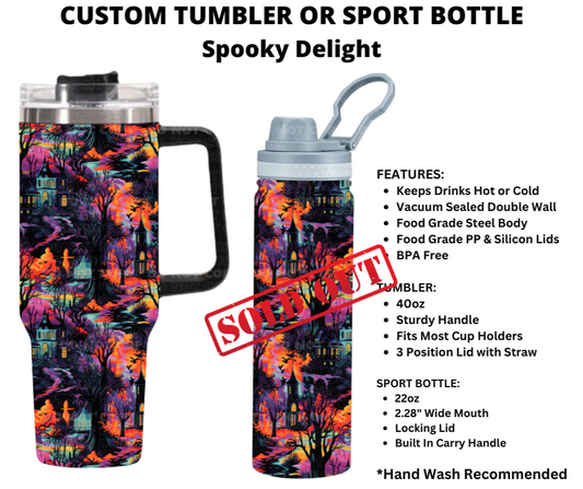 Spooky Delight Custom Tumbler