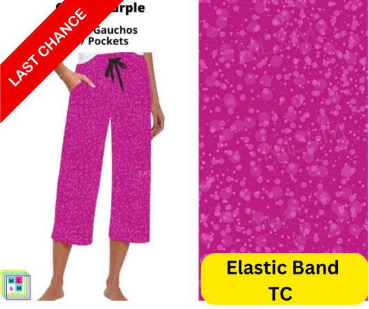 Orchid Purple Capri Gauchos - Alonna's Legging Land