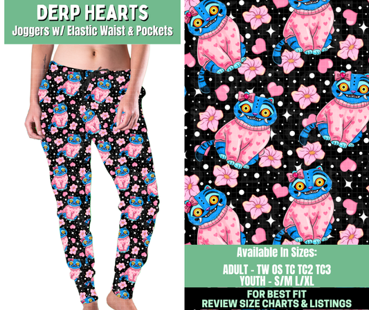 Preorder! Closes 1/7. ETA March. Derp Hearts Joggers