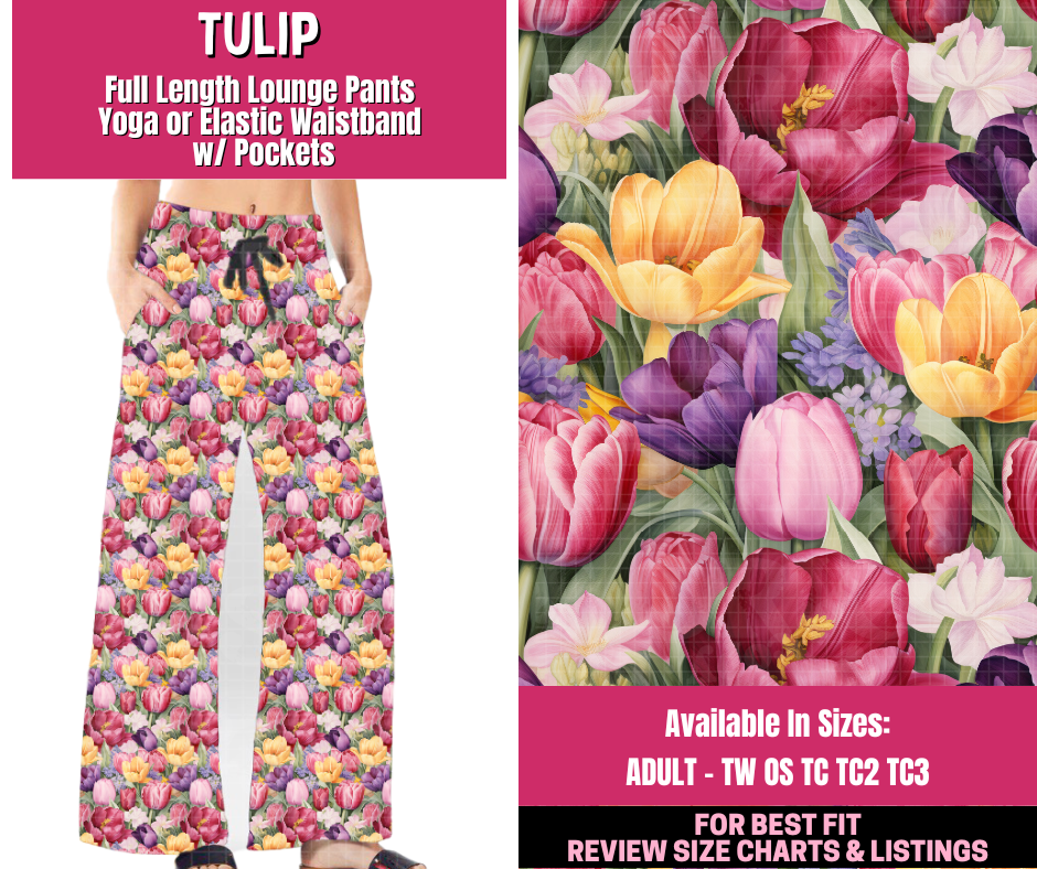 Preorder! Closes 12/31. ETA March. Tulip Full Length Lounge Pants