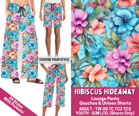 Preorder! Closes 3/2. ETA June. Hibiscus Hideaway Combo Lounge Lengths