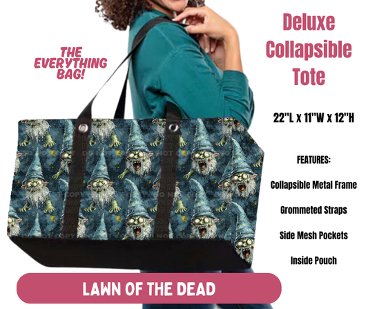 Preorder! Closes 10/8. ETA Jan. Lawn Of The Dead Collapsible Tote