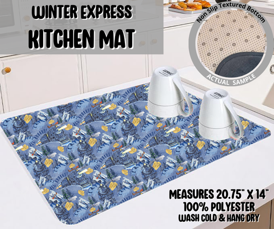 Preorder! Closes 9/10. ETA Dec. Winter Express Kitchen Mat