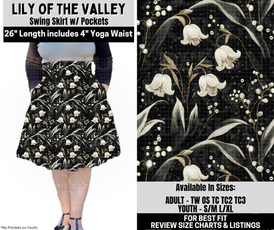 Preorder! Closes 10/6. ETA Dec. Lily Of The Valley Swing Skirt