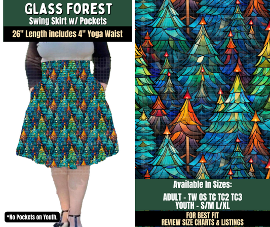 Preorder! Closes 8/12. ETA Nov. Glass Forest Swing Skirt