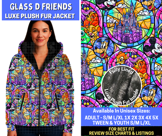 Preorder! Closes 10/20. ETA Jan. Glass D Friends Luxe Fur Jacket
