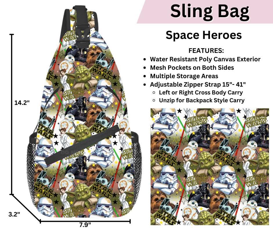 Space Heroes Sling Bag