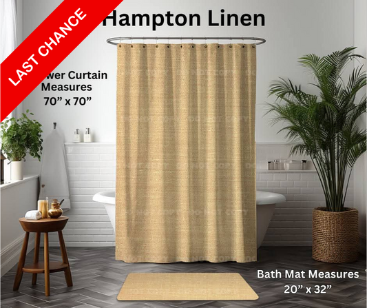 Hampton Linen Custom Bath Mat