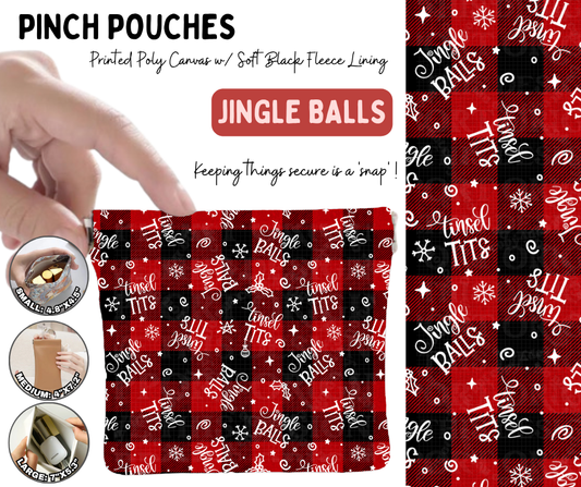 Preorder! Closes 8/19. ETA Nov. Jingle Balls Pinch Pouches in 3 Sizes