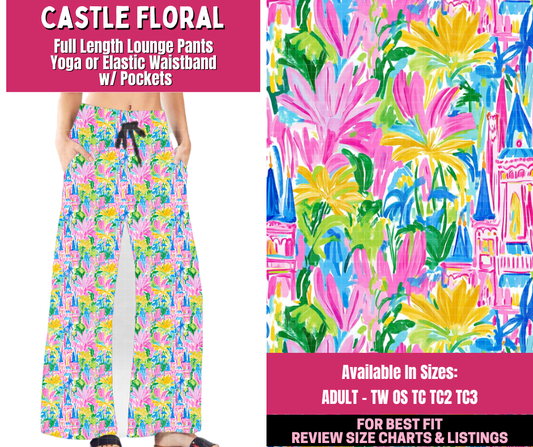 Preorder! Closes 12/31. ETA March. Castle Floral Full Length Lounge Pants