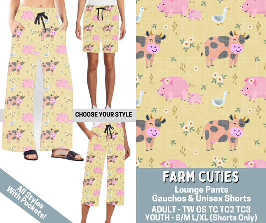 Preorder! Closes 3/4. ETA June. Farm Cuties Combo Lounge Lengths - Alonna's Legging Land