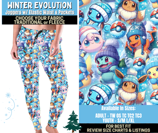 Preorder! Closes 8/28. ETA Nov. Winter Evolution Joggers Choose Fleece or Traditional