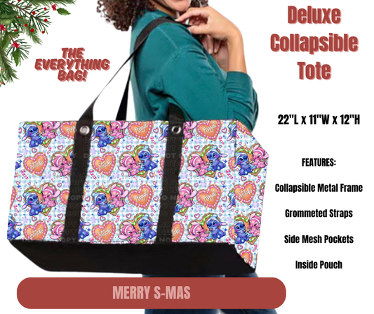 Preorder! Closes 9/1. ETA Dec. Merry S-mas Collapsible Tote