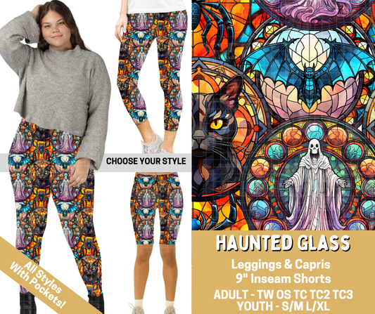 Preorder! Closes 2/26. ETA May. Haunted Glass Combo Legging Lengths - Alonna's Legging Land