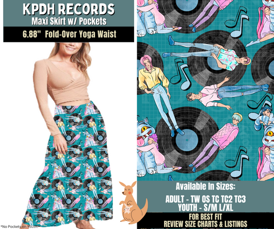Preorder! Closes 10/2. ETA Dec. KPDH Records Maxi Skirt