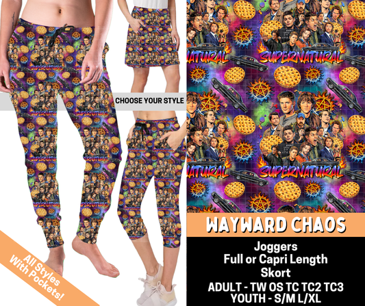 Preorder! Closes 7/1. ETA Oct. Wayward Chaos Combo Jogger Lengths & Skort