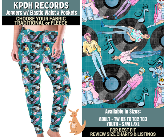 Preorder! Closes 10/2. ETA Dec. KPDH Records Joggers Choose Fleece or Traditional