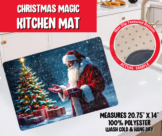 Preorder! Closes 8/20. ETA Nov. Christmas Magic Kitchen Mat
