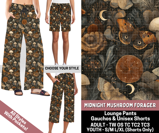 Preorder! Closes 6/11. ETA Sept. Midnight Mushroom Forager Combo Lounge Lengths
