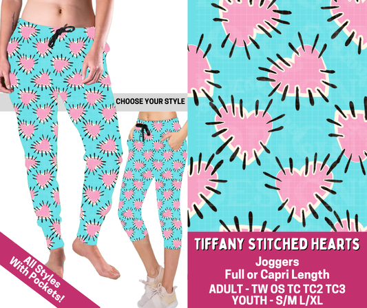 Preorder! Closes 3/2. ETA June. Tiffany Stitched Hearts Combo Jogger Lengths