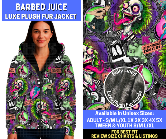 Preorder! Closes 10/20. ETA Jan. Barbed Juice Luxe Fur Jacket